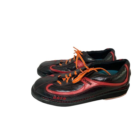 Dexter Black Red Mens Size 13 M SST8 Bowling Shoes Lace Tie Up - Picture 1 of 4
